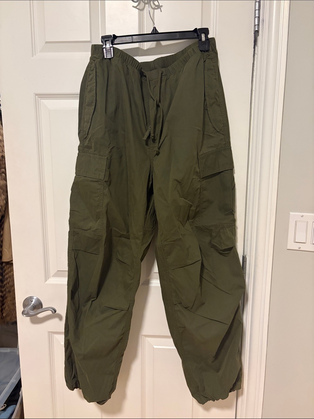 TNA Olive Green Women's Cargo Joggers